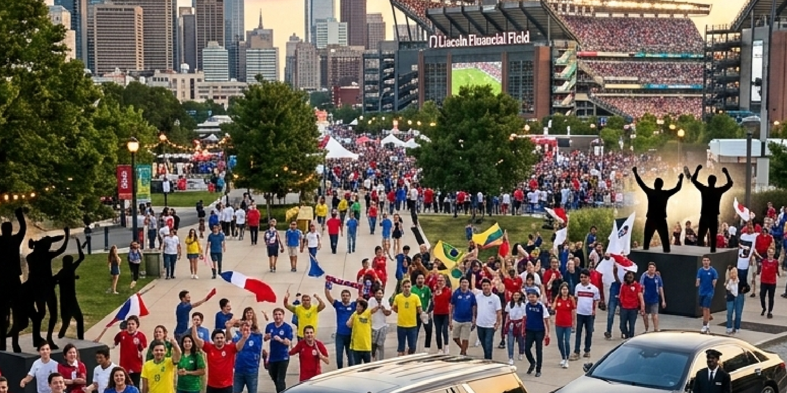 Philadelphia World Cup banner